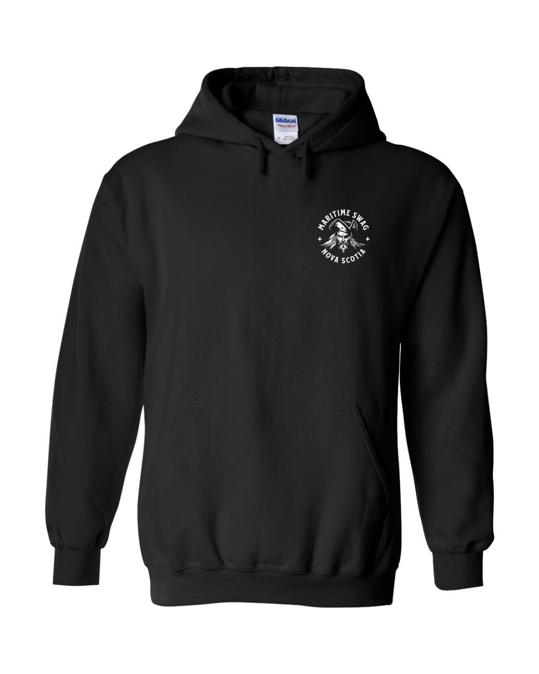 Swag Pirate Hoodie Nova Scotia Left Chest and Back