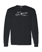 Just a CB Girl Tartan Left Chest Long Sleeve Tee - Unisex