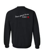 PEI Nurse Left Chest and Back Crewneck Sweatshirt - Unisex
