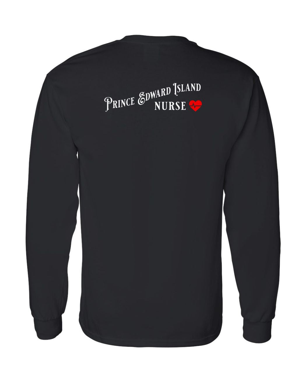 Prince Edward Island Nurse Left Chest and Back Long Sleeve