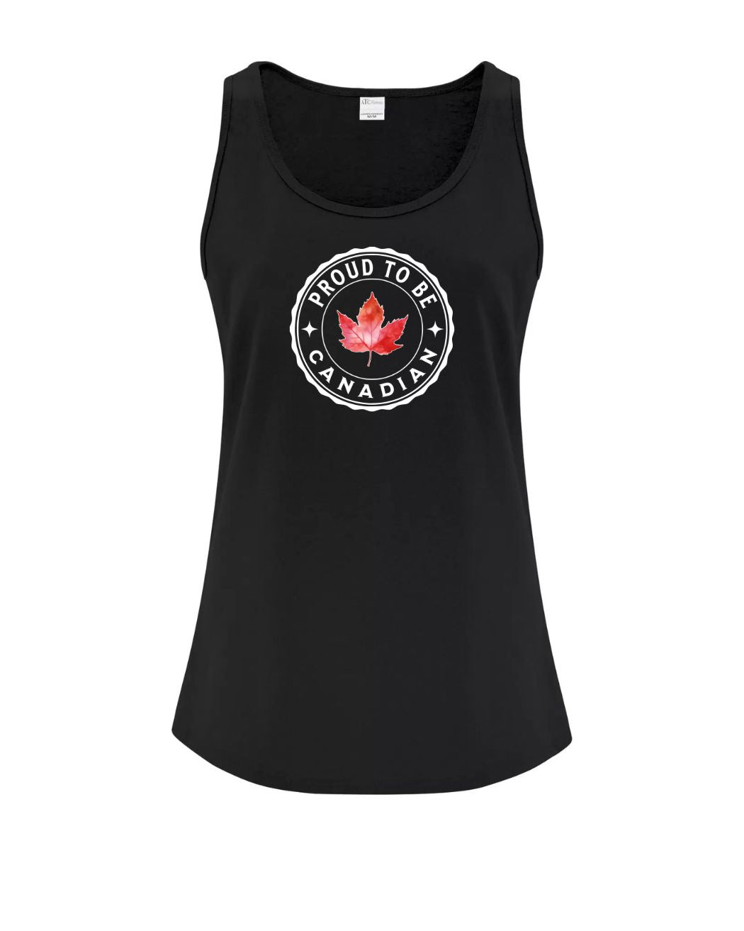 Proud To Be Canadian Leaf Full Women's Tank Tops - Gildan Canada (sewn Internationally)