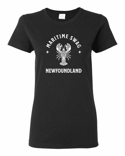 Maritime Swag Newfoundland Mandala white Lobster Full Women's Tee