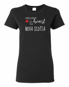 A piece of My heart in NS (Red Heart) Women's Tee