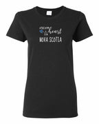 A piece of My heart in NS Tartan Heart Women's Tee
