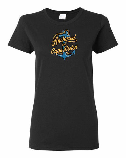 Anchored in Cape Breton (New Design) Full Women's Tee