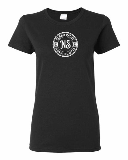Born & Raised Nova Scotia Full womens-tee