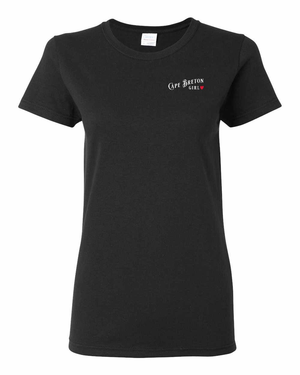 CB Girl Left Chest and Back Women's Tee