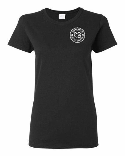 Born & Raised Cape Breton Left Chest Women's Tee