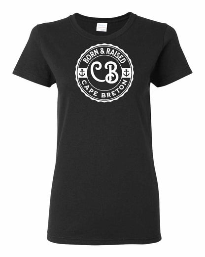 Born & Raised Cape Breton Full Women's Tee