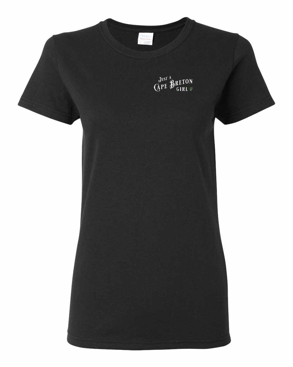 Just a CB Girl Tartan Left Chest Women's Tee
