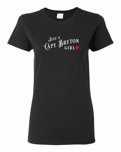 Just a Cape Breton Girl Red Heart Full Women's Tee