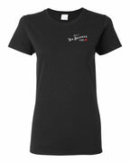 Just a NB Girl Red Left Chest Women's Tee