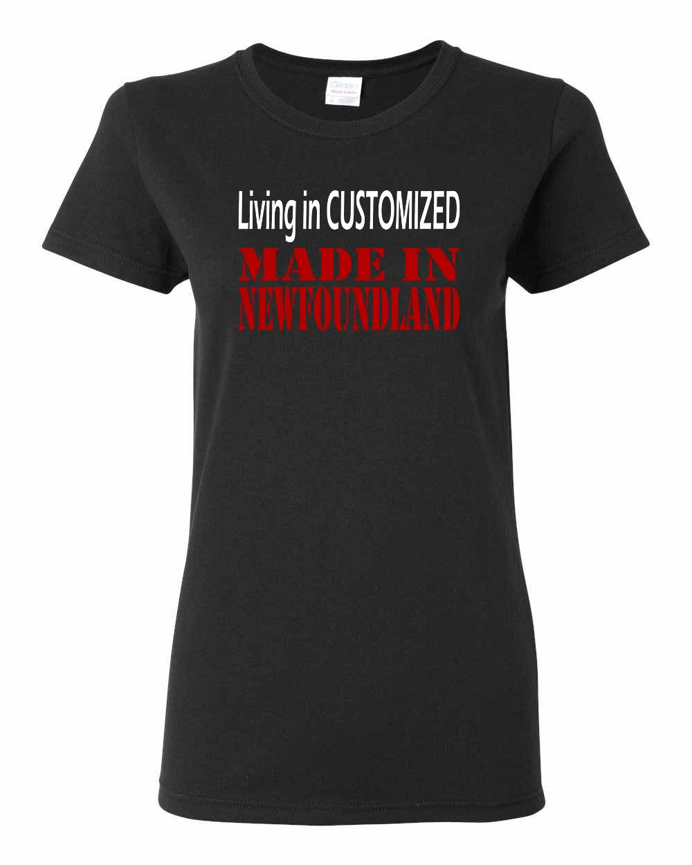 Living in Custom Made in Newfoundland Full Women's Tee
