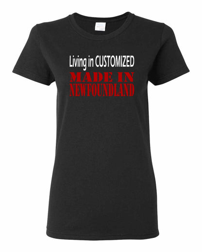 Living in Custom Made in Newfoundland Full Women's Tee