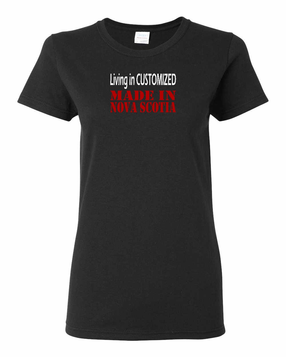Living in Custom Made in Nova Scotia Full womens-tee