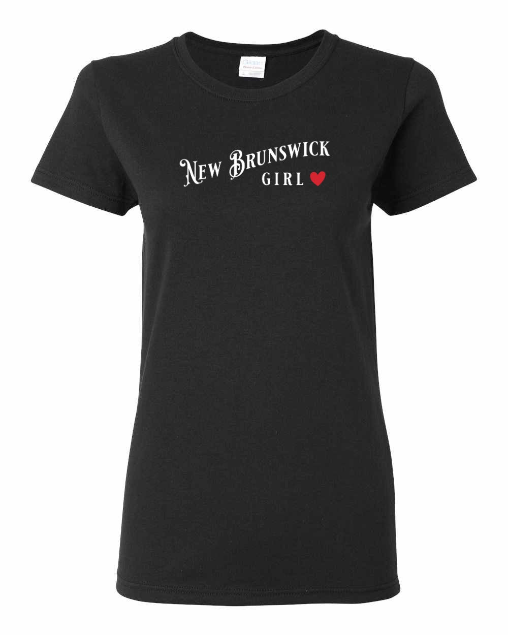 New Brunswick Girl Red Heart Full Women's Tee