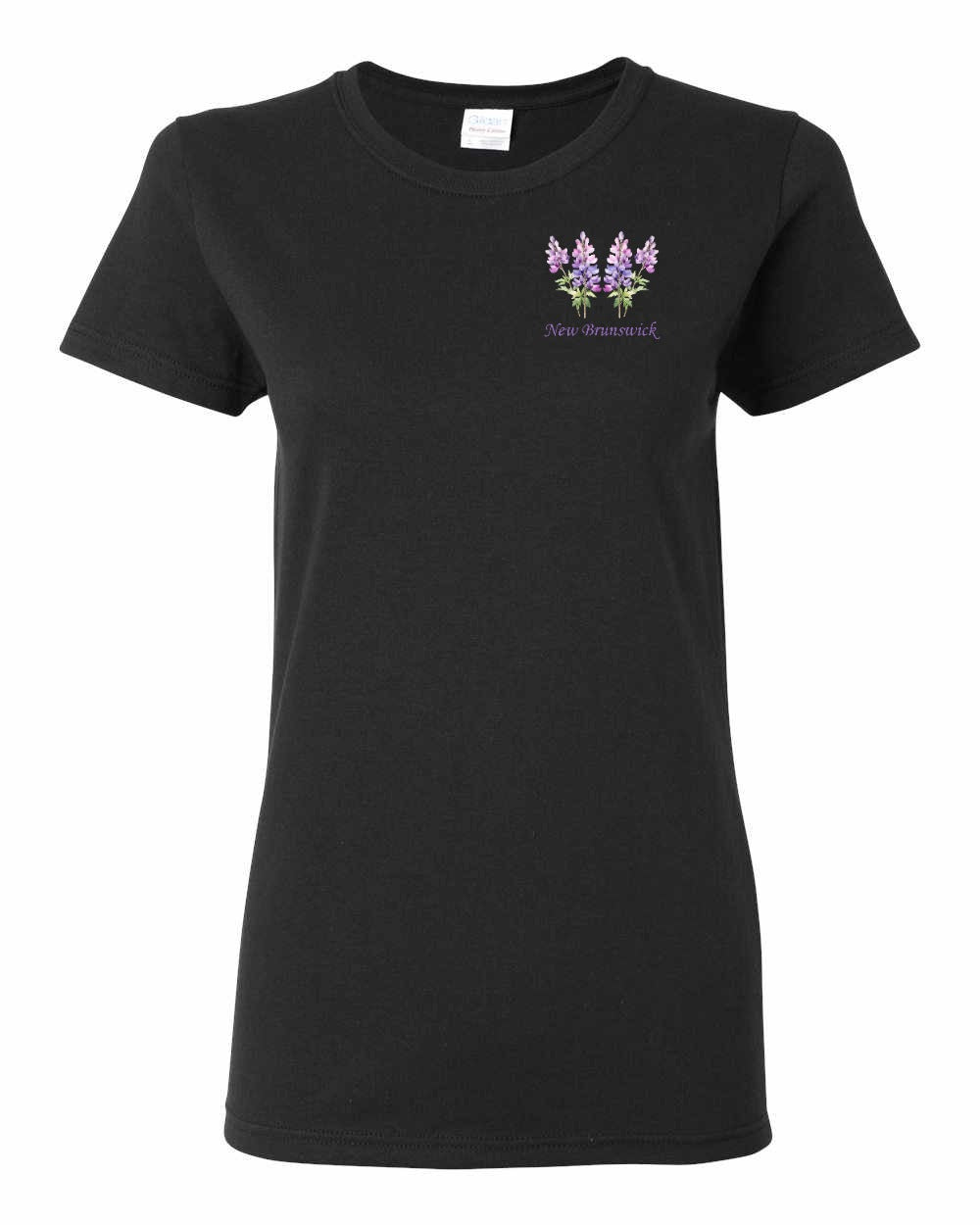 New Brunswick Lupins Left Chest and Back Women's Tee