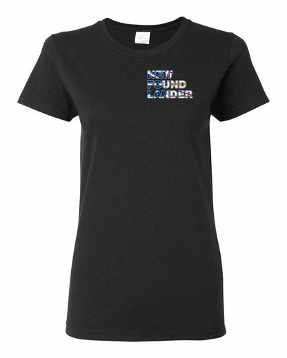 New Found Lander Left Chest and Back Women's Tee