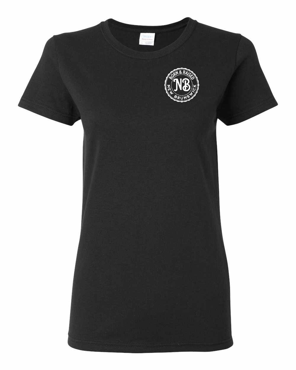 Born & Raised NB Left Chest and Back Women's Tee