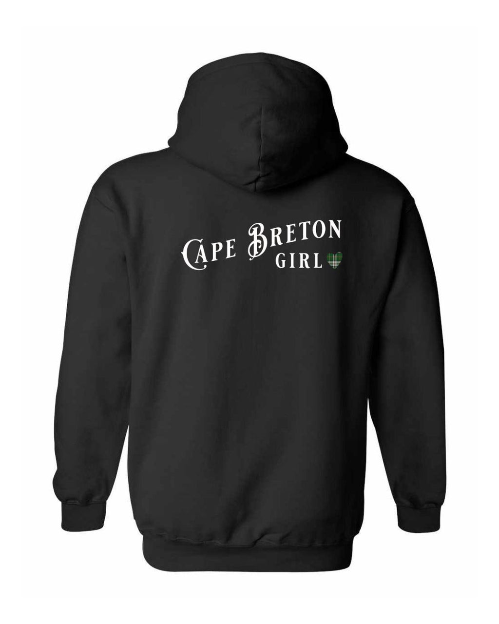 CB Girl Tartan Left Chest and Back Pullover Hoodie - Unisex