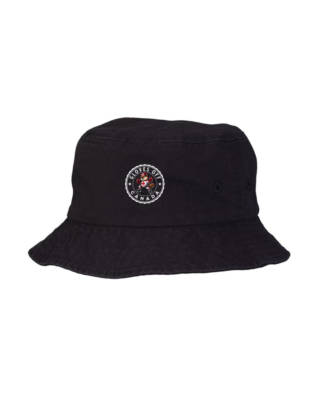 Gloves Off White Bucket Hat