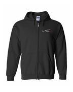 PEI Nurse Left Chest and Back Zip Hoodie - Unisex