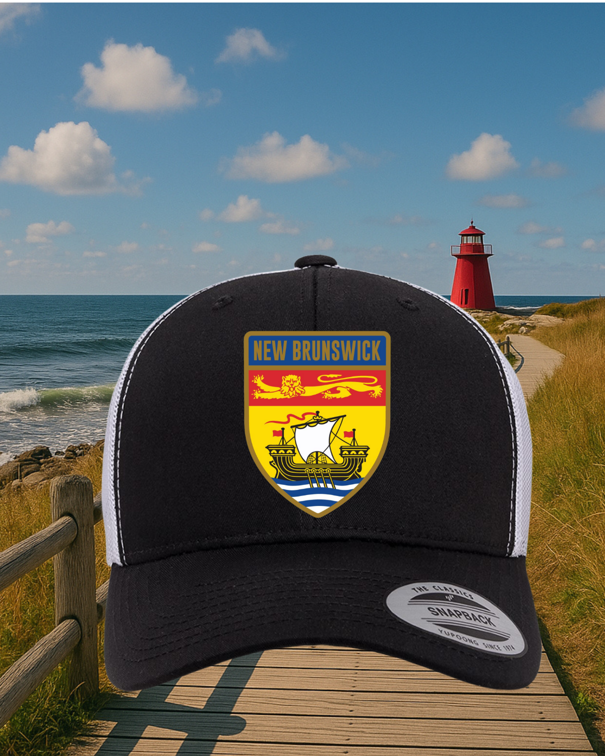 NB Shield Retro Trucker Hat