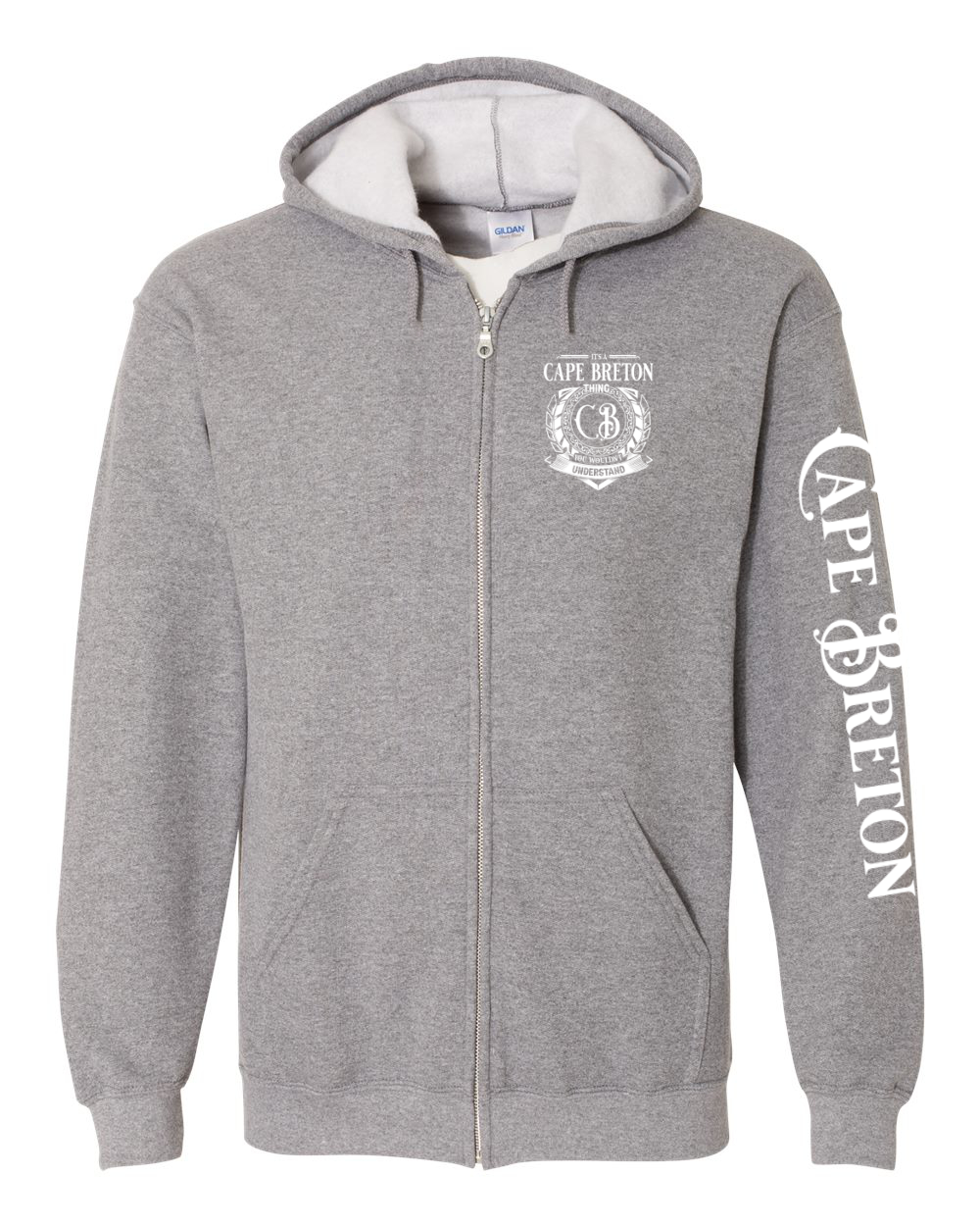 It's a CB thing Left Chest and Sleeve Zip Hoodie - Unisex