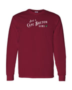 Just a CB Girl Tartan Left Chest Long Sleeve Tee - Unisex