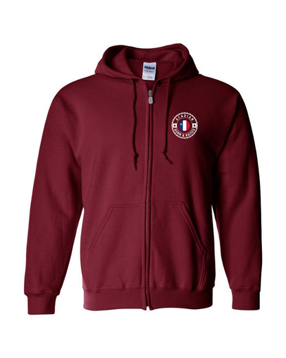 Acadian Born and Raised Left Chest Only Zip