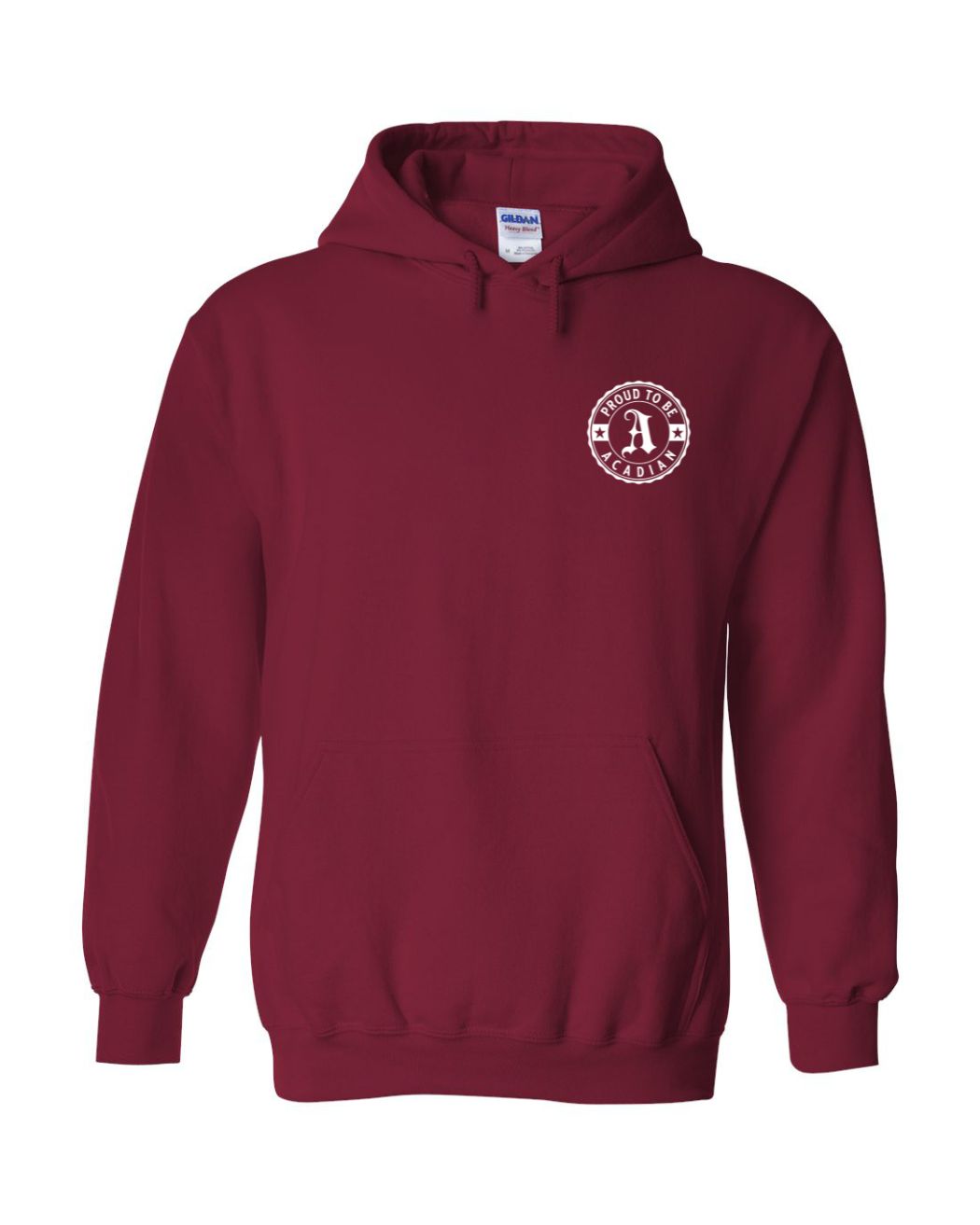 Proud to be Acadian Left Chest Only Hoodie
