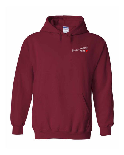 Prince Edward Island Nurse Left and Back Pullover Hoodie