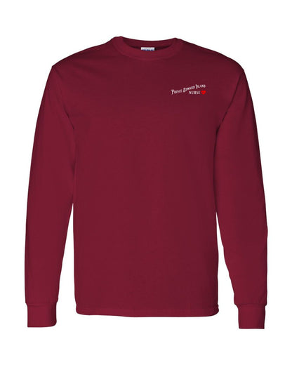 Prince Edward Island Nurse Left Chest and Back Long Sleeve