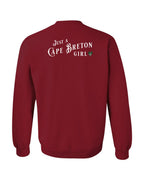 Just a CB Girl Tartan Left Chest and Back Crewneck Sweatshirt - Unisex