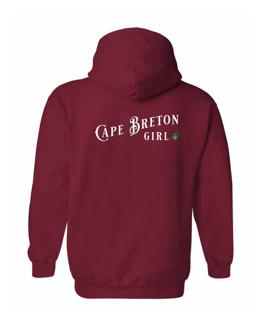 CB Girl Tartan Left Chest and Back Pullover Hoodie - Unisex