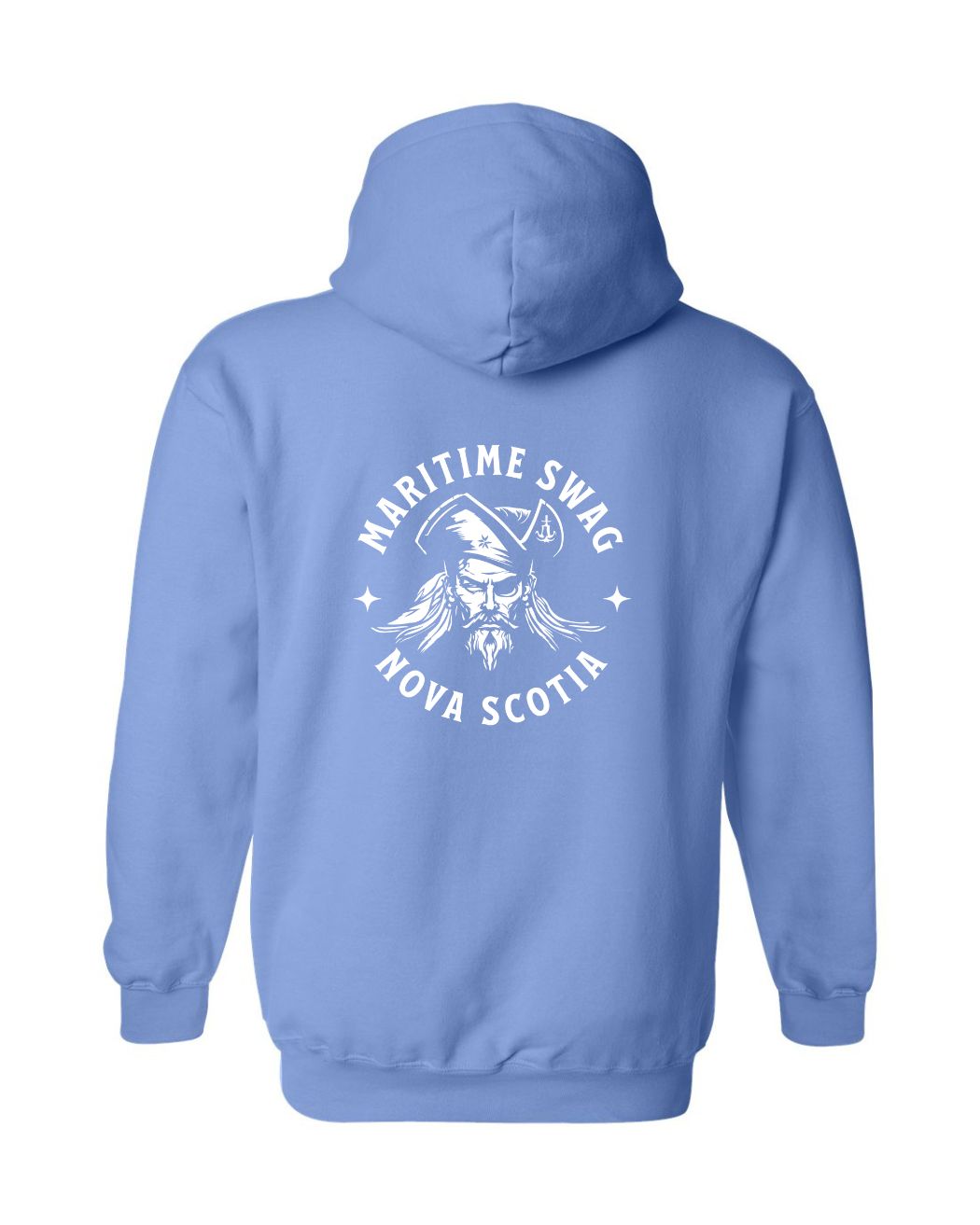 Swag Pirate Hoodie Nova Scotia Left Chest and Back