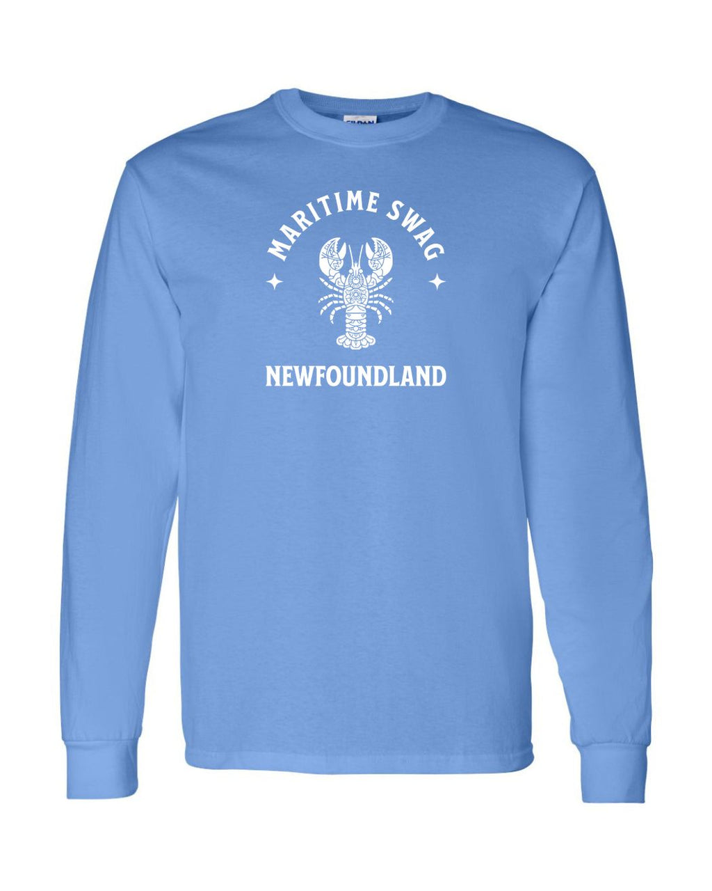 Maritime Swag NFLD Mandala white Lobster Long Sleeve - Unisex