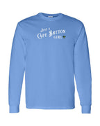 Just a CB Girl Tartan Left Chest Long Sleeve Tee - Unisex