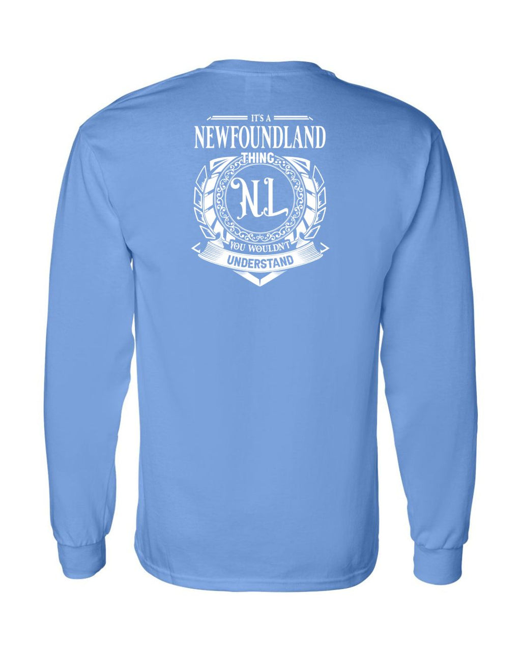 It's  A NFLD Thing Left Chest and Back Long Sleeve - Unisex