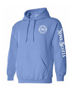 Born and Raised NS Left Chest and Sleeve Pullover Hoodie - Unisex