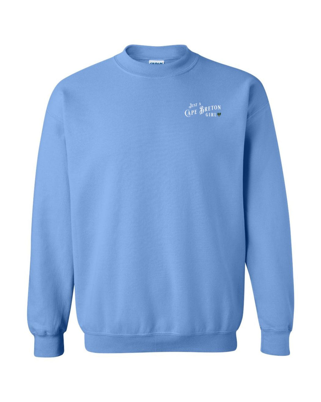 Just a CB Girl Tartan Left Chest and Back Crewneck Sweatshirt - Unisex