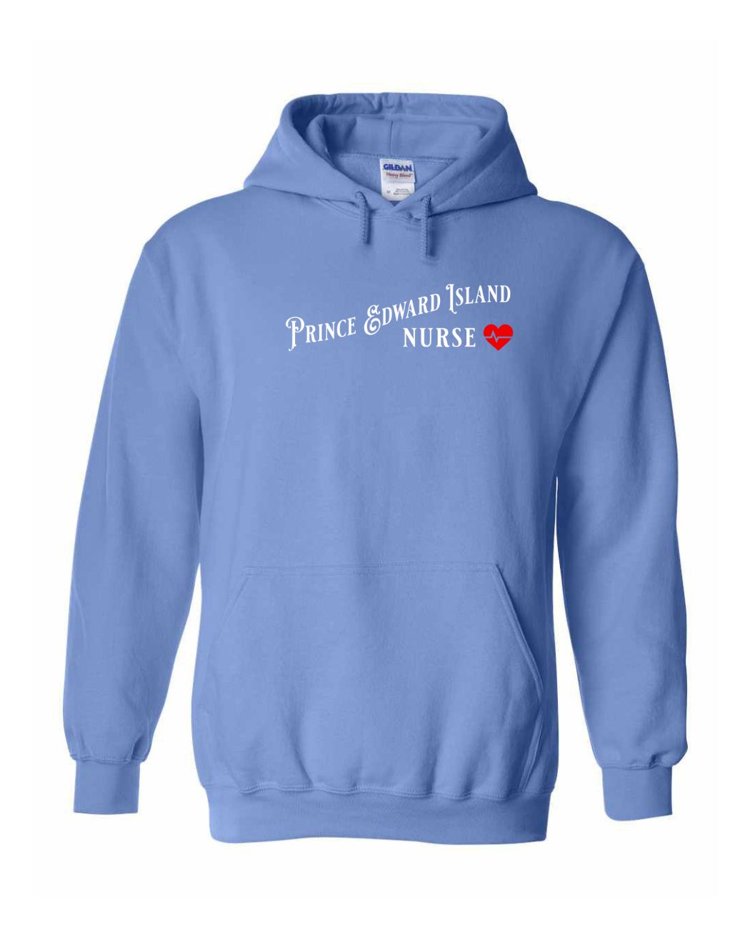 Prince Edward Island Nurse Full Front Pullover Hoodie
