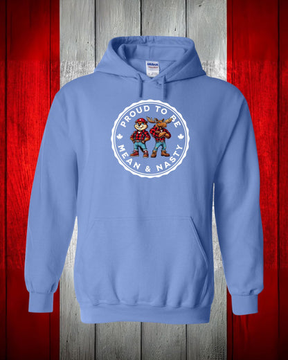 Proud to be Mean and Nasty Beaver and Moose Hoodie