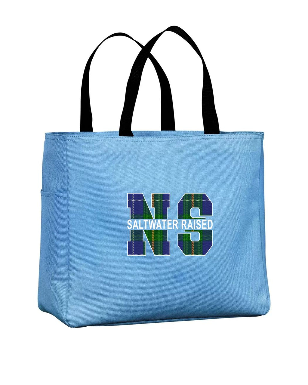 Tartan Saltwater Raised NS NS Tote Bag