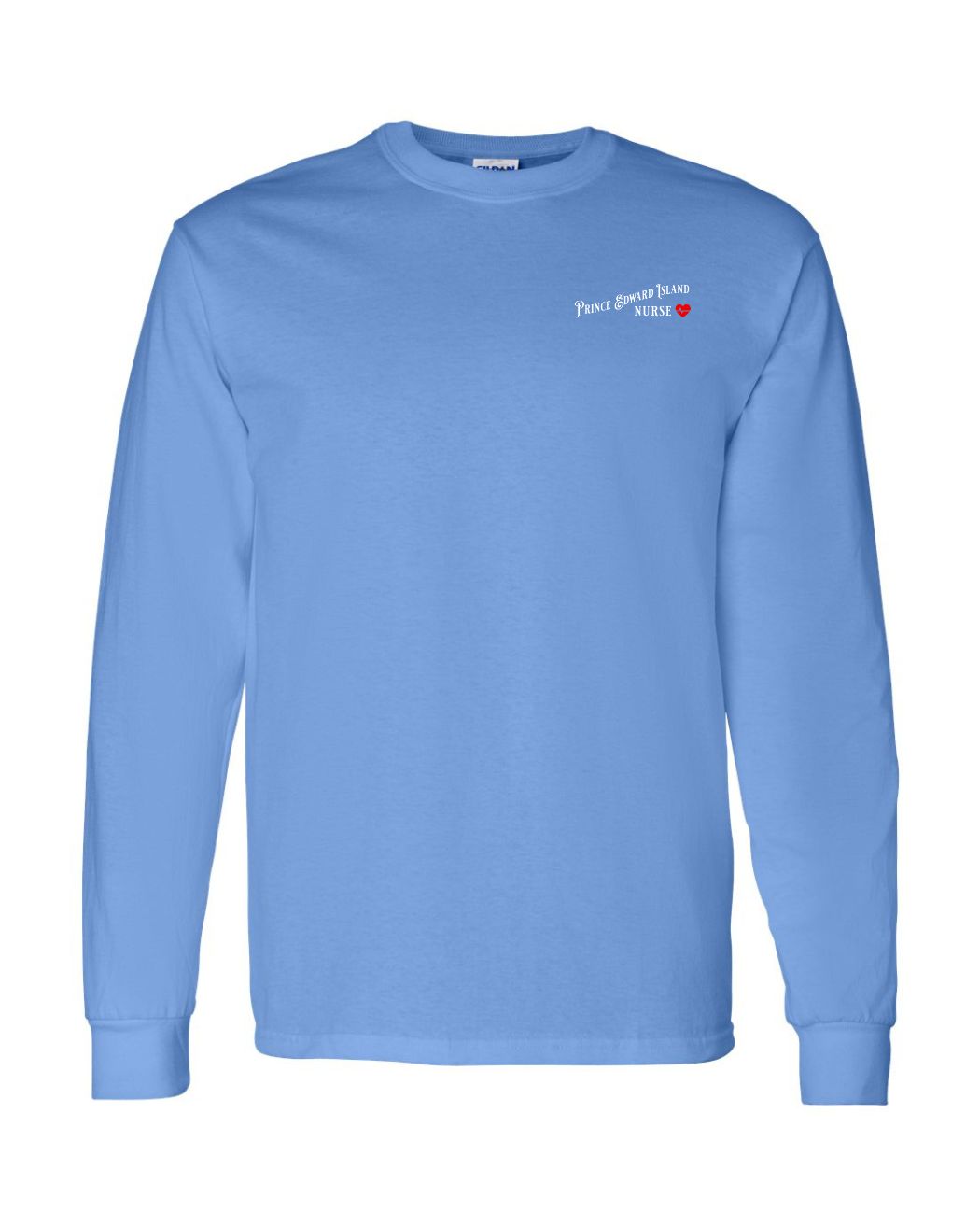 Prince Edward Island Nurse Left Chest and Back Long Sleeve