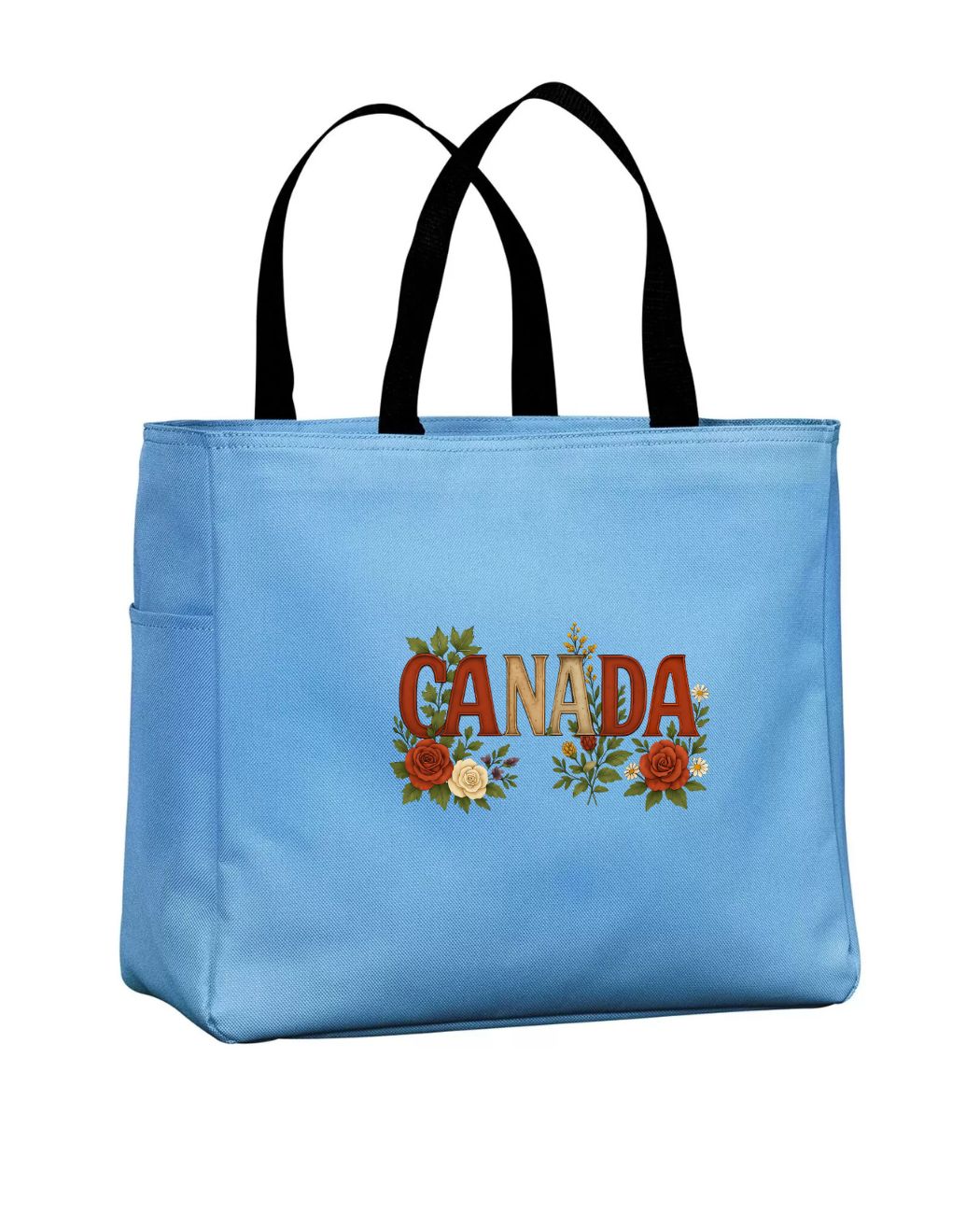 Canada Flowers Tote Bag