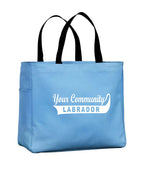 Custom Your Community Swoop Labrador Tote Bag