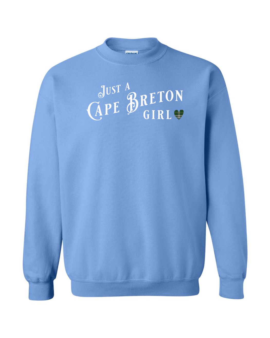 Just a Cape Breton Girl Tartan Full Crewneck Sweatshirt