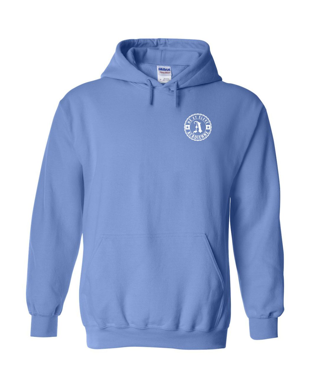 Ne Et Eleve Acadienne Left Chest & Back French Pullover Hoodies - Unisex