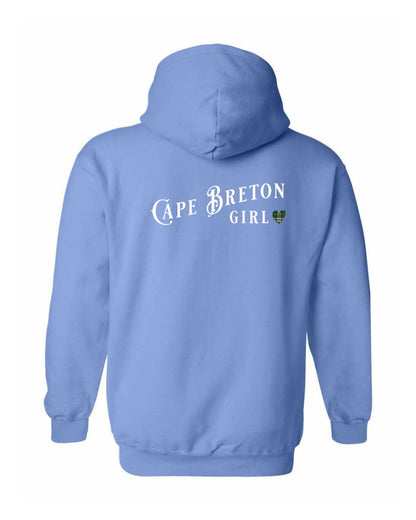 Cape Breton Girl Tartan Left Chest and Back Pullover Hoodie